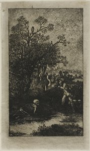 Cacciatori sorpresi dalla morte da Rodolphe Bresdin