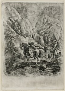 Cavaliere Orientale nelle Montagne