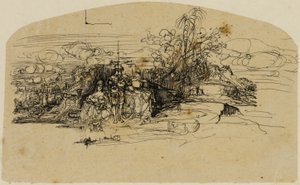Riposo con la Guardia da Rodolphe Bresdin