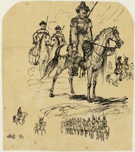 Cavalleria russa da Rodolphe Bresdin