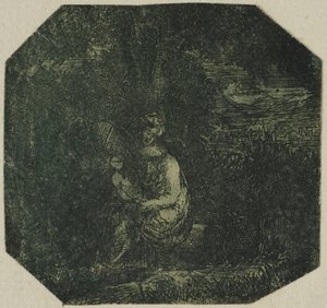 La Sacra Famiglia da Rodolphe Bresdin