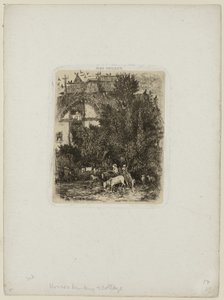 La casa con la facciata curva, da Revue Fantaisiste da Rodolphe Bresdin