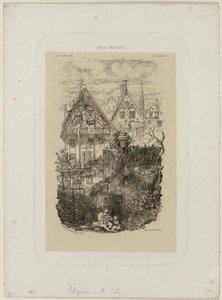 Il quartiere, da Revue Fantaisiste da Rodolphe Bresdin