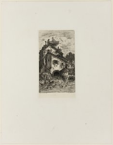 Mulino ad acqua da Rodolphe Bresdin