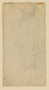 Uomo visto da dietro (verso) da Roelandt Jacobsz and Bruegel Pieter the Elder Savery