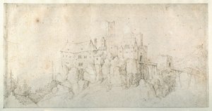 Un castello su una rupe da Roelandt Jacobsz. Savery