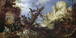 Paesaggio con uccelli da Roelandt Jacobsz. Savery