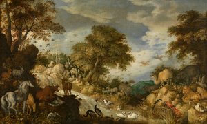 Orfeo e gli animali da Roelandt Jacobsz. Savery