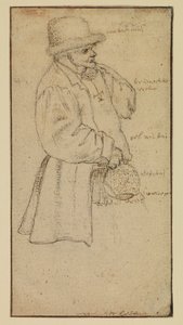 Contadino che porta un vaso da Roelandt Jacobsz. Savery