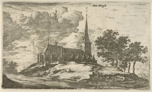 Chiesa a Nederhorst den Berg da Roelant Roghman