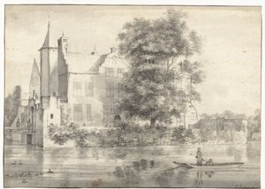 Vista di Huis te Rhoon, vista da sud