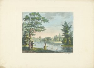 Passeggiatori in un parco da Roelof van der Meulen