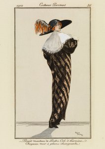 Piastra 36 da "Costumi parigini". da Roger Broders