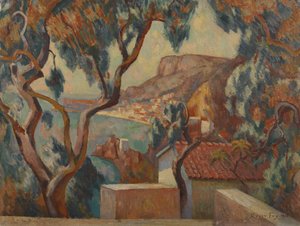 Veduta della Costa Azzurra, Mentone, 1916