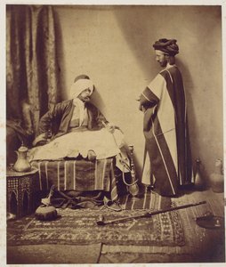Una conversazione mentre si fuma da Roger Fenton