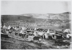 Campo del 4° Dragoni Leggeri della Regina da Roger Fenton