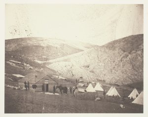 Campo delle Guardie Dragoni del 4°, vicino a Karyni da Roger Fenton