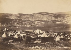 Accampamento del 5º reggimento delle Guardie dragoni da Roger Fenton