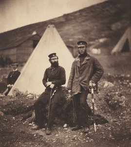Capitano Graham e Capitano MacLeod, 42º Reggimento da Roger Fenton