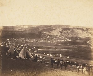 Campo di cavalleria, Balaklava da Roger Fenton