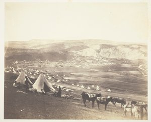 Campo di cavalleria, Balaklava da Roger Fenton