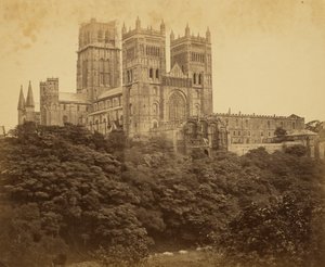 Facciata occidentale di Durham da Roger Fenton