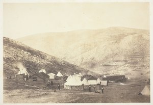 Accampamento del 71º reggimento da Roger Fenton