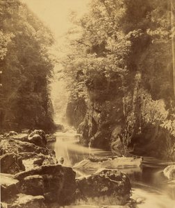 Foss Nevin, sul fiume Conway (Galles). da Roger Fenton