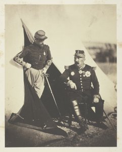 Il generale Bosquet e il capitano Dampière da Roger Fenton