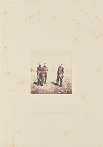 Il generale Labousiniere e il generale Bevret. da Roger Fenton