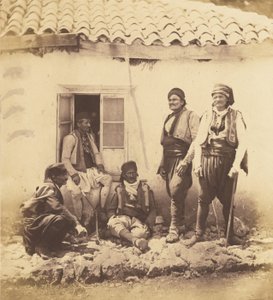 Gruppo di montenegrini. da Roger Fenton