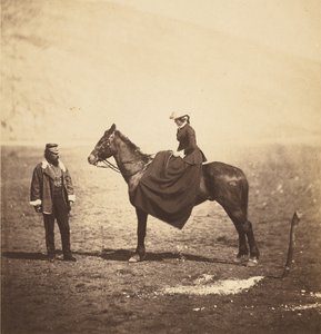 Henry Duberly Esq., Paymaster, 8° Ussari e la signora Duberly.