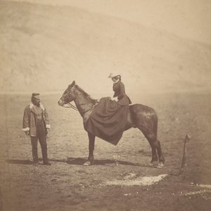 Henry Duberly e Mrs. Duberly, 1855