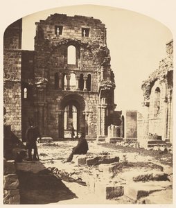Interno, priorato di Lindisfarne, estremità occidentale da Roger Fenton