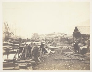Punto di approdo, Depositi ferroviari, Balaklava da Roger Fenton