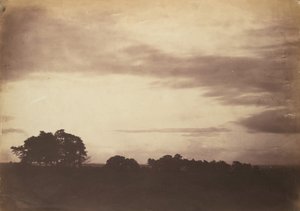 Paesaggio con nuvole, probabilmente 1856 da Roger Fenton