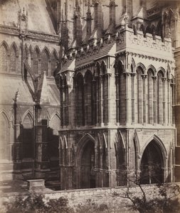 Cattedrale di Lincoln: Il portico della Galilea, c. 1857 da Roger Fenton