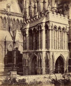 Cattedrale di Lincoln, il portico della Galilea da Roger Fenton