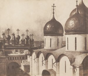 Mosca, cupole delle chiese nel Cremlino, 1852