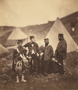 Ufficiali del 42° Highlander da Roger Fenton