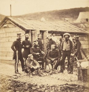 Ufficiali del 4° Reggimento Dragoni Leggeri. da Roger Fenton