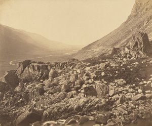 Rocce alla testa di Glyn Francon. da Roger Fenton