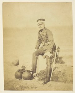 Sir Henry William Barnard (1799-1857), generale, capo di stato maggiore; preso in Crimea da Roger Fenton