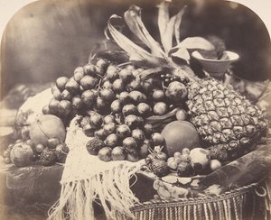 Natura morta con frutta, 1860 da Roger Fenton