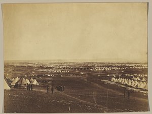 Il campo alleato prima di Sebastopoli da Roger Fenton