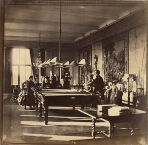 [La sala da biliardo, Mentmore House] da Roger Fenton