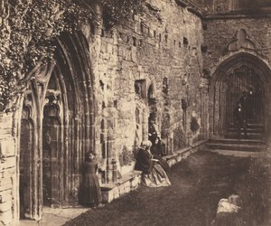 Il chiostro, Abbazia di Tintern, 1854 da Roger Fenton
