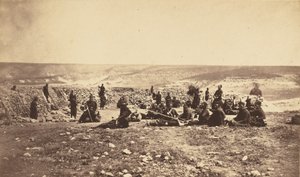 La ridotta francese di Inkermann da Roger Fenton