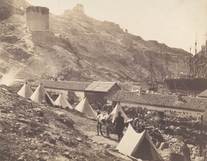 Il Castello Genovese, Balaklava, 1855 da Roger Fenton