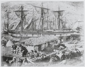 Il molo del bestiame nel porto di Balaklava